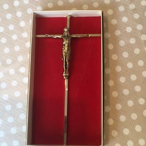 Vintage in box JCC Crucifix Wall hanger